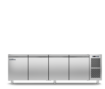 Coldline TZS21/1M 4 Door Pizza Preparation Counters - Without Top
