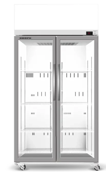 Skope TCE1000N | 2 Glass Door | Upright Display | Storage Fridge | Commercial Upright Fridge
