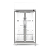 Skope EziCore Top Mount 2 Glass Door Upright Fridge 897L
