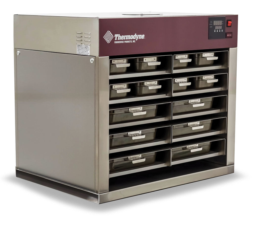 Thermodyne Countertop Food Warmer No Doors - 10 x 1/1 GN