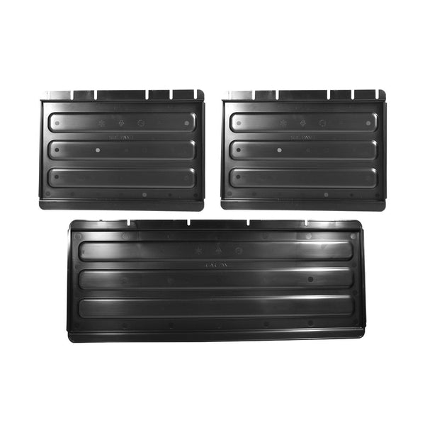 Unica Trolley-3 Tier Black Large 890X540X940Mm