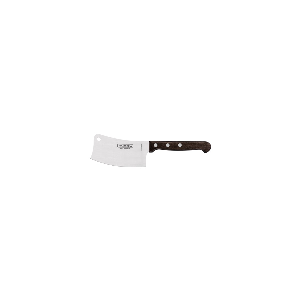 Tramontina Jumbo Steak Knife 10-Ser Wide 127mm Polywood Brown