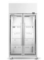 Skope TME1000N-A | 2 Glass Door | Display | Storage Fridge | Upright Fridge | Display Fridge | with 5 Shelves | Commercial Upright Fridge
