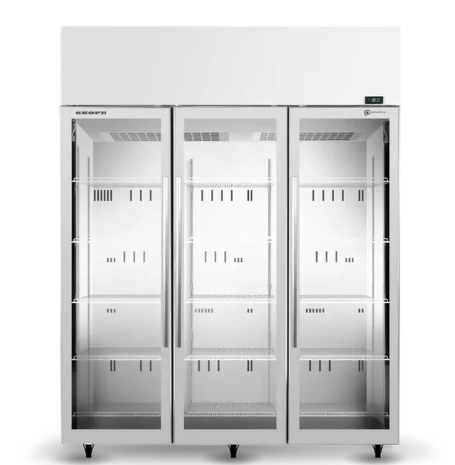 Skope TME1500N-A | 3 Glass Door | Display | Storage Fridge | Upright Fridge | Display Fridge | Commercial Upright Fridge