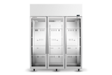 Skope ActiveCore Top Mount Upright Fridge 3 Glass Doors