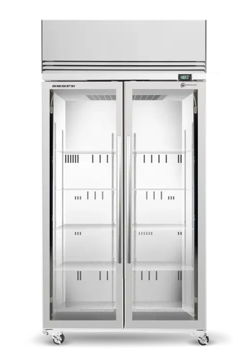 Skope TMF1000N-A | 2 Glass Door | Upright Display | Storage Freezer | Commercial Upright Freezer