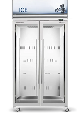 Skope TMF1000N-Ice | 2 Glass Door | Upright Display | Storage Freezer | Commercial Upright Freezer