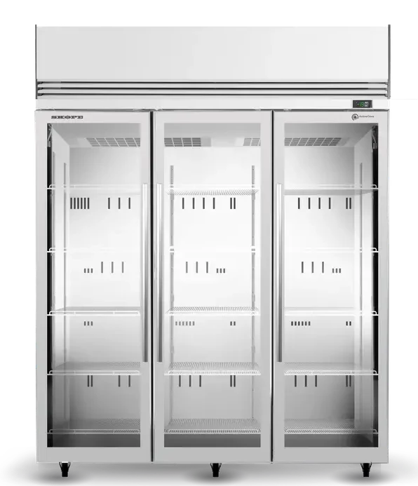 Skope TMF1500N-A | 3 Glass Door | Upright Display | Storage Freezer | Commercial Upright Freezer