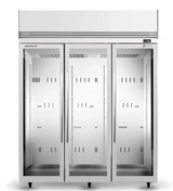 Skope TMF1500N-Ice | Activecore | 3 Glass Door | Upright Display | Storage Freezer | Commercial Upright Freezer