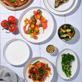 Tablekraft Core Round Plate Coupe Shape (Set of 6)