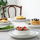 Tablekraft Core Round Plate Coupe Shape (Set of 6)