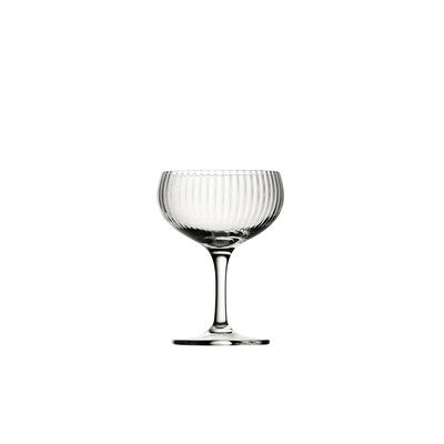 Utopia Hayworth Vintage Barware Collection | Crystal Cocktail, Coupe, Martini & Nick & Nora Glasses (160ml - 580ml) (Set of 24)
