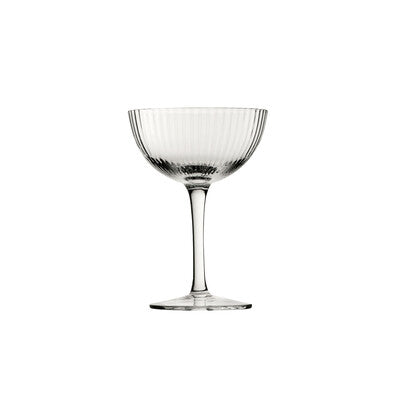 Utopia Hayworth Vintage Barware Collection | Crystal Cocktail, Coupe, Martini & Nick & Nora Glasses (160ml - 580ml) (Set of 24)