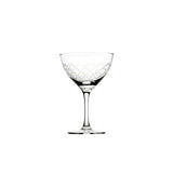 Utopia Raffles Crystal Cocktail Glassware | Nick & Nora, Martini, Coupe & Tumbler Glasses (160ml - 230ml) (Set of 24)