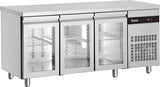 ANVIL Glass door undercounter fridge 1790mm
