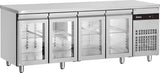 ANVIL Glass door undercounter fridge 2240mm