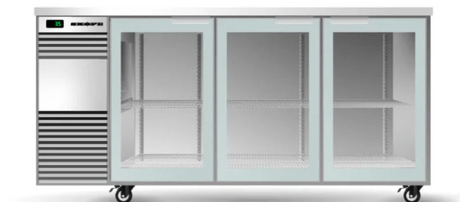 Skope BB.3.GSW.T-SS | Tropical | 3 Glass Swing Door | Back Bar| Fridge | Undercounter Fridge | Commercial Under Bench Fridge
