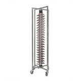Caterax Plate Stacking Trolley 1900x242x600mm - Holds 84 Plates