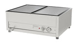 Woodson W.BML21 2/1GN Benchtop Bain Marie Stainless Steel Bain Marie