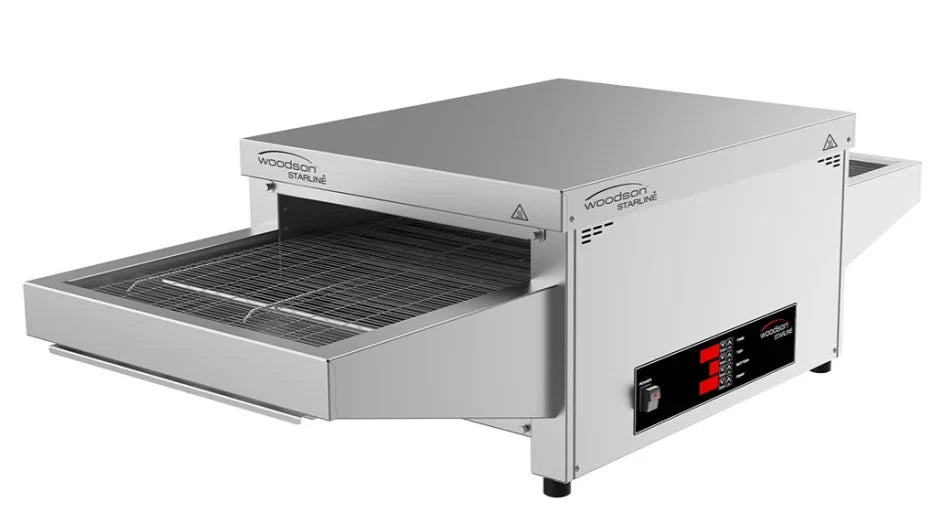 Woodson W.CVP.C.24L Counter Top Pizza Left to Right Conveyor Pizza Oven