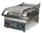 Woodson W.GPC61SC.R.A Pro-Series Ribbed Top Contact Grill Commercial Contact Grill