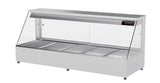 Woodson W.HFS22 2 Module Straight Glass Hot Food Display