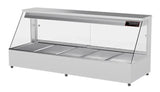 Woodson W.HFS26 6 Module Straight Glass Hot Food Display