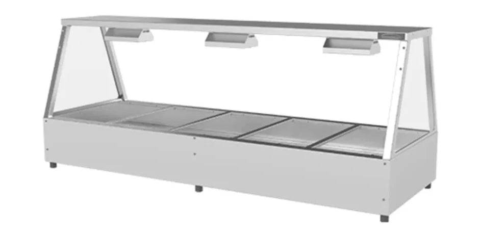 Woodson W.HFSS24 4 Module Self Serve Food Display Hot Food Display