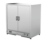 Woodson W.PIP200R Pro Series Stainless Steel Swing Doors Pie Display