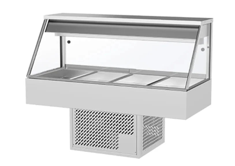 Woodson WR.CFS23 3 Module Straight Glass Food Display Cold Food Display