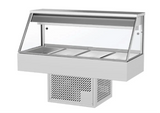 Woodson WR.CFS23 3 Module Straight Glass Food Display Cold Food Display