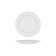 4018082530816 - Schonwald Allure Round Plate FLAT w/RIM - White (Sold in set