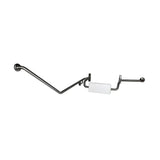 3monkeez WA-BRGR-45LH Back Rests with Integrated Grab Rail Left Hand (45 Degrees)