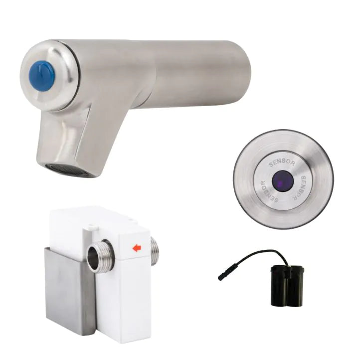 3monkeez T-3MSS-BTSWB Bib Tap with Wall-Mount Sensor I Battery Operated