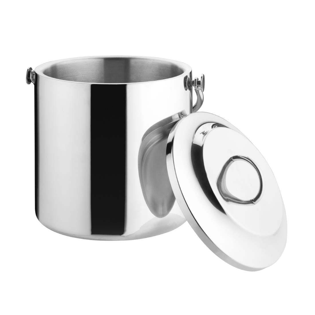 C569 - Olympia Double Wall Ice Pail St/St - 3.3Ltr - image 2