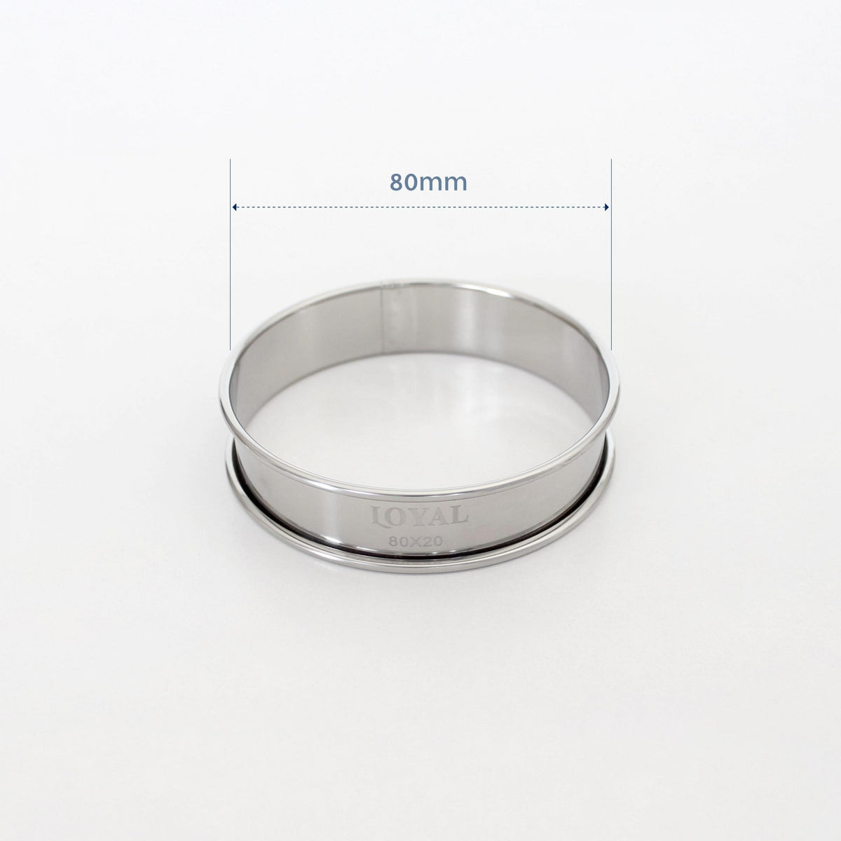 Crumpet Ring Stainless Steel (80mm)