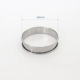 Crumpet Ring Stainless Steel (80mm)
