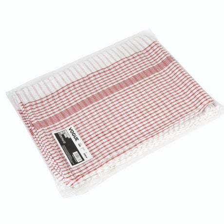 CC595 - EDLP - Vogue Wonderdry Tea Towels Red - 760x510mm 30x20" (Pa