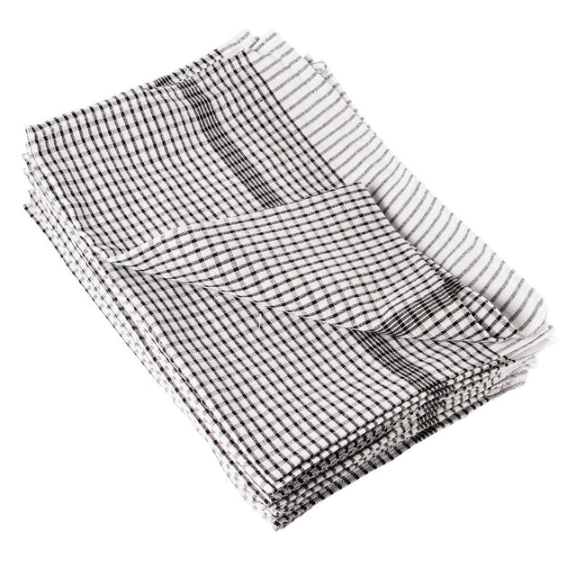 CC597 - EDLP - Vogue Wonderdry Tea Towels Black - 760x510mm 30x20" (
