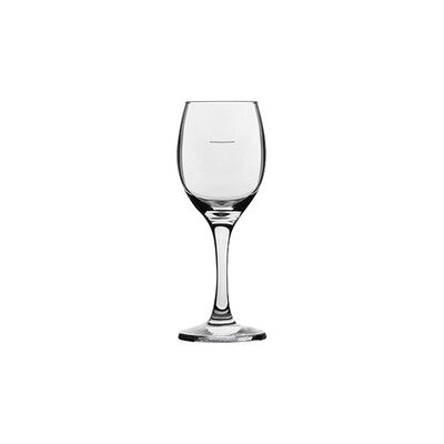 Pasabahce Maldive Lined Wine Glasses, 250ml with 150ml Pour Line (Set of 12)