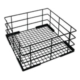 CD243 - Vogue Wire High Sided Glass Basket -  180x400x400mm