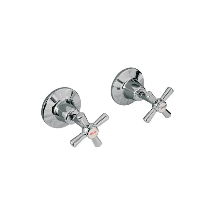 3monkeez T-3MCSWS Cross Handle Wall Stops