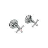 3monkeez T-3MCSWS Cross Handle Wall Stops