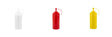 45116-CL - TRENTON Squeeze Bottle Wide Mouth-W/Cap - 480Ml (Sold in set