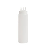 CW725 - Vogue Squeeze Bottle Clear 3 Nozzle - 681ml 23fl oz