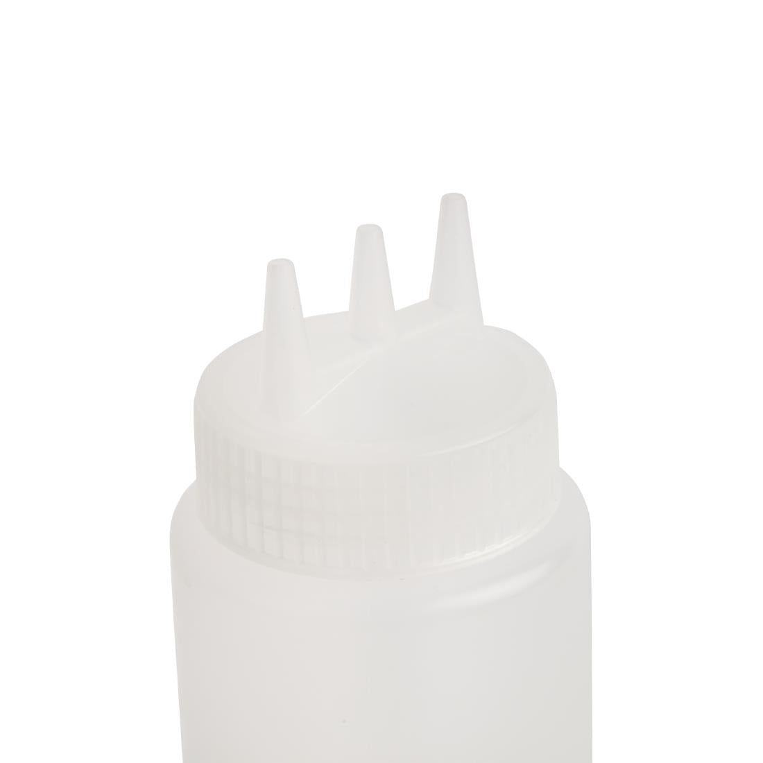 CW725 - Vogue Squeeze Bottle Clear 3 Nozzle - 681ml 23fl oz