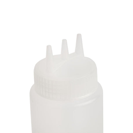 CW725 - Vogue Squeeze Bottle Clear 3 Nozzle - 681ml 23fl oz