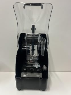 JTC OmniBlend Blend 767 AQ Black with OmniShield I Reduces noise by 80% 7 Year Warranty Commercial Smoothie maker 3 HP motor Performance with a 1.5 Litre D Jug & Tamper Rod (Black)