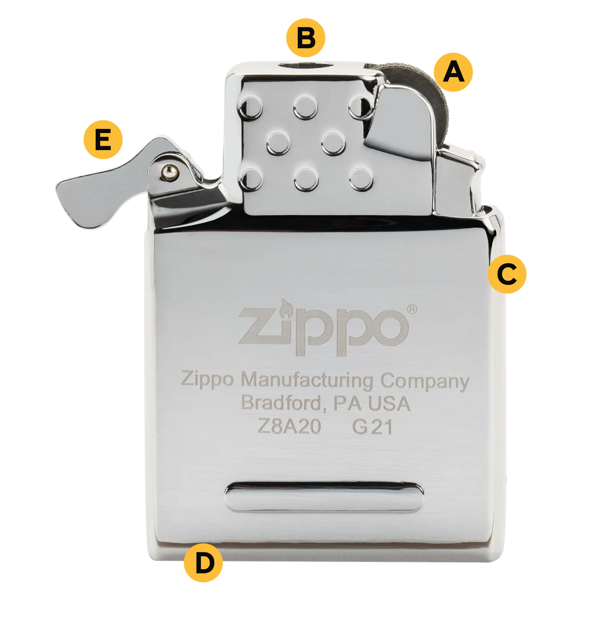 Zippo Yellow Flame Butane Insert