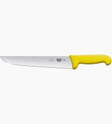 Butchers Knife, Straight Back 26cm - Yellow